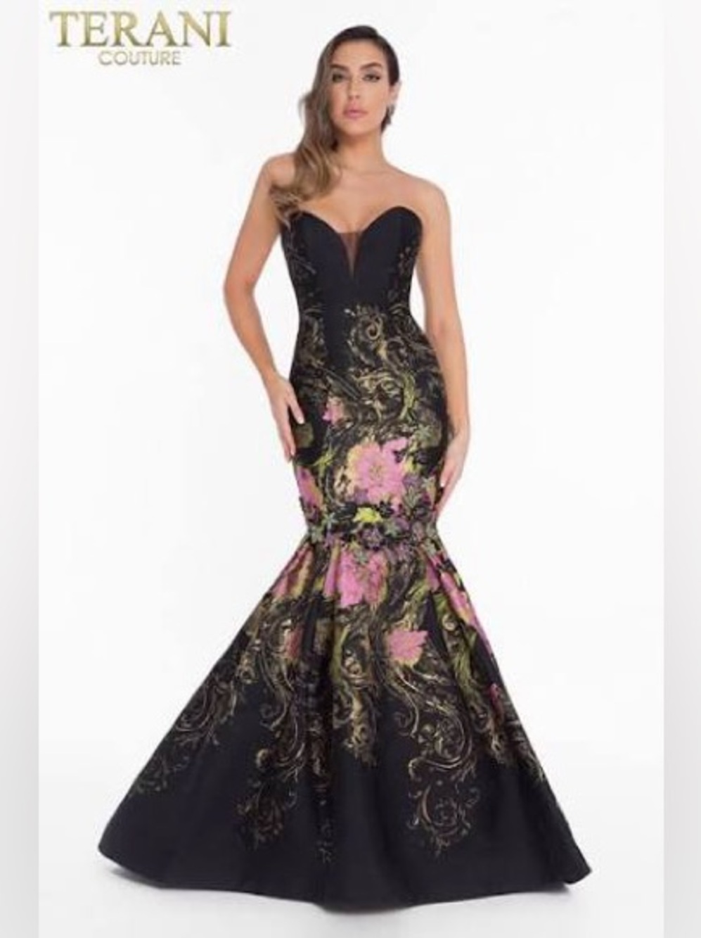 Terani 1821E7160 black/fuchsia size 8 BRAND NEW WITH TAGS!!